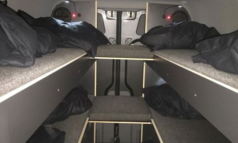 Mini-Nightliner Tourbus, Nightliner Sprinter, Sprinter mit Schlafplätzen