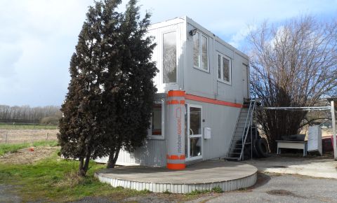 Bürocontainer, Wohncontainer als Motiv mieten
