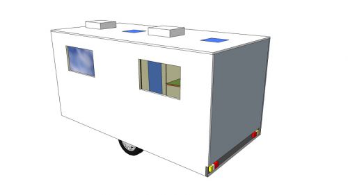 Stylingmobil_Messeanhänger, Eventmobil, Promotionmobil, Promotionanhänger, Büroanhänger , Officetrailer, Promomobil, Magamo Anhänger Masken,- Garderobenanhänger, Magamotrailer