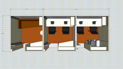 Büromobil, Officemobil, mobiler Schnittraum DIT Mobil, Produktionsbus, mobiles Büro 