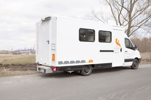 Aufenthaltsmobil, Schauspielermobil, Schauspieler Aufenthalt, mobiler Aufenthaltsraum, Wohnmobil