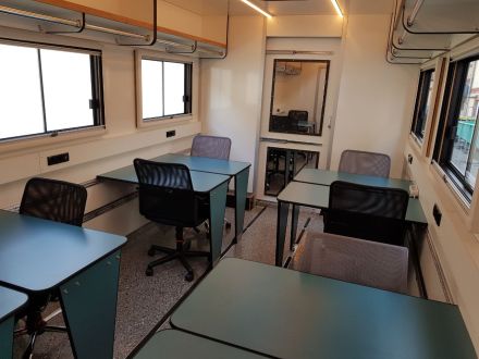 Büroanhänger, Büromobil 2x5 Arbeitsplätze