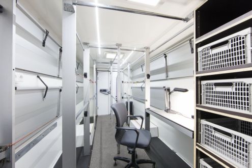 Kostümbus, Garderobenmobil Garderobensprinter, Kostümmobil, Umkleidemobil, Kostümwagen, Garderobenwagen
