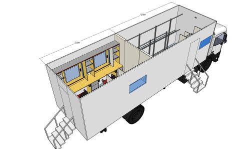 Maskenmobil Garderobenmobil mieten