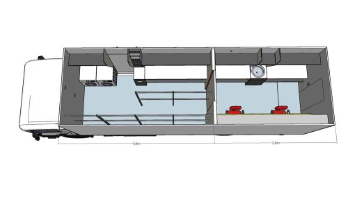 Maskenmobil Garderobenmobil mieten