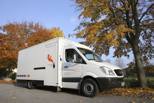 Aufenthaltsmobil Typ A2 mit WC, Darsteller Aufenthalt, Schauspieler Aufenthalt, Wohnmobil, Wohnwagen, Reisemobil